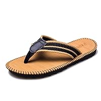 Men's Comfortable Non Slip Flip Flops Thongs Sandals Beach Slippers