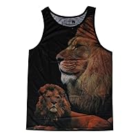 Lion King Mens Short-Sleeve Tank Top