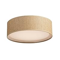 Maxim Lighting 10220GC Prime-19.5W 3 LED Flush Mount-16 Inches Wide by 5.5 inches high, Finish Color: Grass Cloth