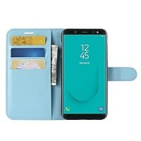Oppo A72 / Oppo A52 / Oppo A92 Case, Premium PU Leather Magnetic Shockproof Book Stand Folio Flip Wallet Case Cover with Card Holder for Oppo A72 Phone Case (Blue)