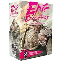 Epic Encounters: Cove of The Dragon Turtle - RPG Fantasy Roleplaying Tabletop Game with Huge Boss Miniature, Double-Sided Game Mat, & Game Master Adventure Book with Monster Stats, 5E Compatible