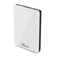 1TB White External Portable Hard drive USB 3.0 Compatible with Windows PC, Apple Mac, Smart tv, XBOX ONE & PS4