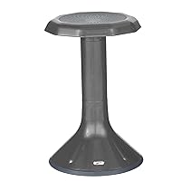 ECR4Kids ACE Active Core Engagement Wobble Stool, 20-Inch Seat Height, Flexible Seating, Grey