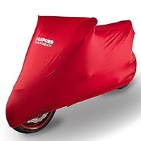 Oxford - Protex Stretch Indoor Motorcycle Protective Cover, Red (CV176) Large (96.86