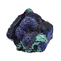 Crystals Mineral Specimens, 1Pc Natural Azurite Malachite Geode Crystal Mineral Specimen Healing Stone Reiki