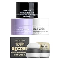 I DEW CARE Tap Secret | Mattifying Dry Shampoo Powder + Peel Off Face Mask Set - Mini Meow Trio Bundle