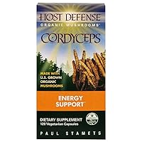 Host Defense - Cordyceps Energy Support - 120 Vegetarian Capsules