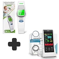 Handheld Pulse Oximeter Bundle With Thermometer