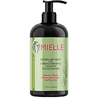 Rosemary Mint Strengthening Leave-In Conditioner, Supports Hair Strength, Smooth Conditioner for Dry and Crinkled Hair, Weightless Hair Treatment