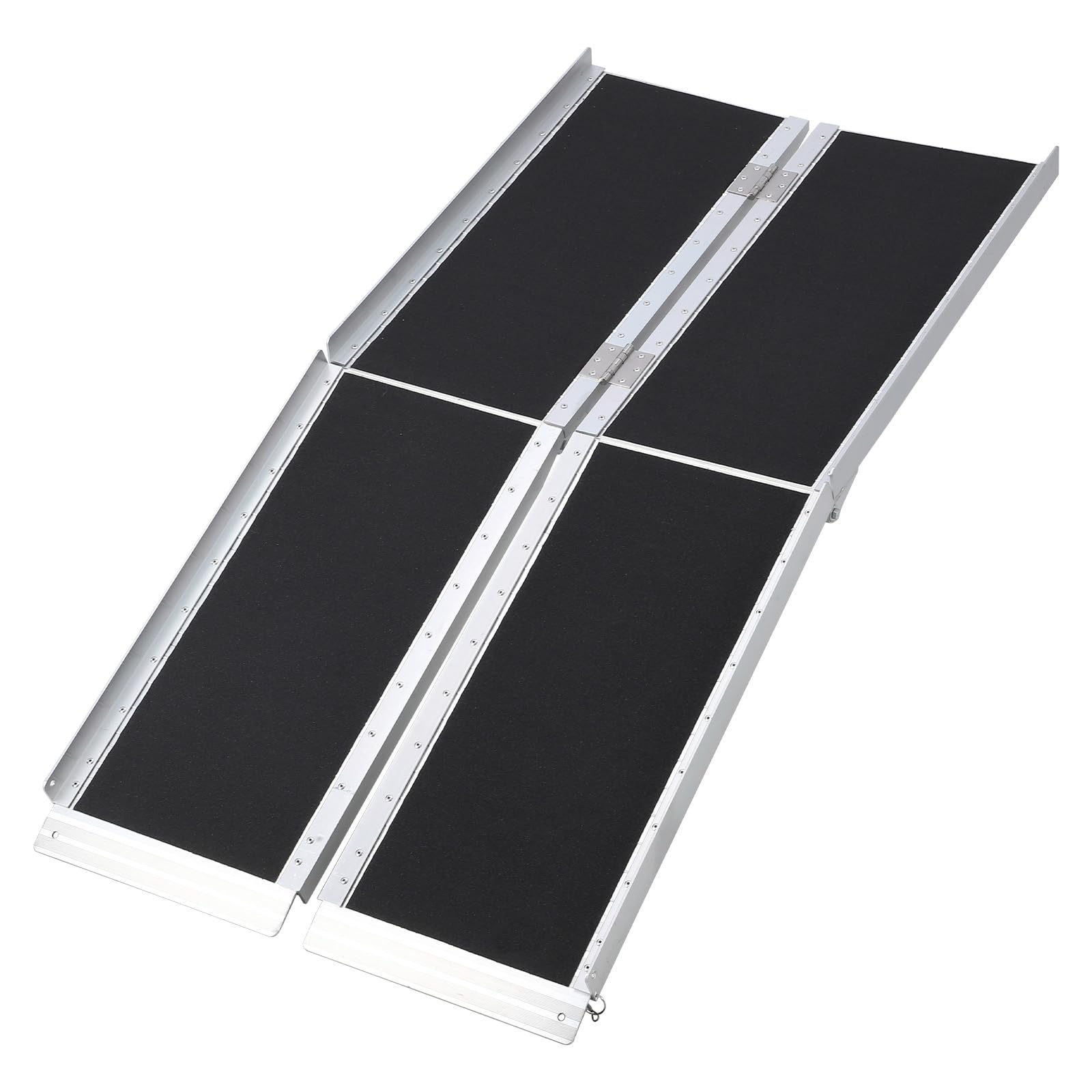 6FT Portable Wheelchair Ramp, Folding Wheelchair Ramp for Steps, Non-Slip Aluminum Ramps with Handle, Portable Ramps for Wheelchairs Home Car Doorways, Weight Capacity Up to 800 LBS