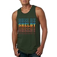 Ford Shelby Vintage Retro Color Shift Chromatic Cars and Trucks Mens Tank Top