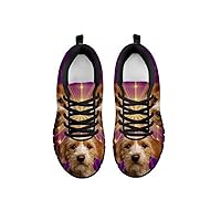 Cute Basset Fauve de Bretagne Dog Print Women's Casual Sneakers