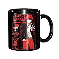 Anime Assassination Classroom Karma Akabane Ceramic Coffee Mug Tea Cup 11 Oz Manga Coffee Cup Office Home Travel Mug Fun Novelty Gift