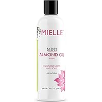 Mint Almond Oil for Healthy Hair and Scalp, 8 Ounces