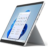 Microsoft Surface Pro 8 Tablet, Intel Evo i7-1185G7, 16GB RAM, 256GB SSD, Intel UHD Graphics, 13