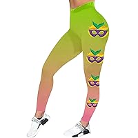 Womens Carnival Colorful Printing Feather Casual Tight Butt Lifting Leggings Pants
