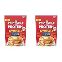 Pearl Milling Company Protein Pancake Mix, Single Pouch, 20oz (Pack of 2)
