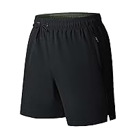 Men's 2 in 1 Workout Running Shorts Lightweight Quick Dry Training Active Yoga Gym 5