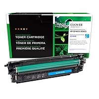 Clover Remanufactured Toner Cartridge Replacement for HP CF461X (HP 656X) High Yield | Cyan