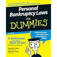 Personal Bankruptcy Laws For Dummies Personal Bankruptcy Laws For Dummies Paperback Kindle