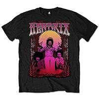 Jimi Hendrix Flower Official Mens New Black T Shirt [Apparel]