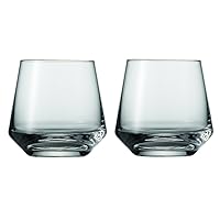 Zwiesel Glas Pure German Crystal Glassware Collection, 6 Count (Pack of 1), Whiskey/Small Old Fashioned Cocktail Glass