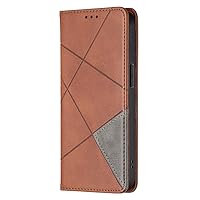 Wallet Folio Case for XIAOMI 11T, Premium PU Leather Slim Fit Cover for XIAOMI 11T, 2 Card Slots, 1 Transparent Photo Frame Slot, Easy Fit, Brown