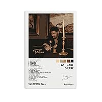 BIBII Drake Poster Take Care Music Album Cover Posters for Room Aesthetic Canvas Wall Art Decor 08x12inch(20x30cm)