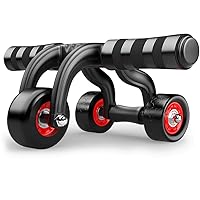 Wheel for Abdominal Exercise, Automatic 3 Wheel Foldable Abs Roller for Women Men, Abdominal Muscle Training Wheel