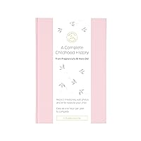 Promptly Journals, A Complete Childhood History: From Pregnancy to 18 Years Old (Blush Pink, Leatherette) | Baby Book and Pregnancy Journal | Baby Memory Book
