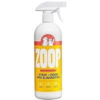 Pet Stain and Odor Pro Eliminator Spray, Enzymatic Cleaner for Dog Urine, Cat Urine, Safe, Heavy Duty Formula. Removes Pet Urine Odor & Stains, Safe for All Surfaces - 32 oz.