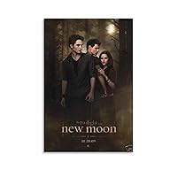 Twilight NEW MOON Movie Poster Canvas Wall Art Poster Decorative Bedroom Modern Home Print Picture Artworks Posters 08x12inch(20x30cm)