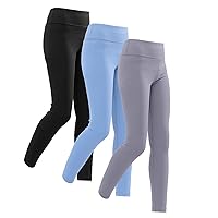 Girls Compression Pants Kids Athletic Leggings Yoga Dance Sport Workout Running for Youth