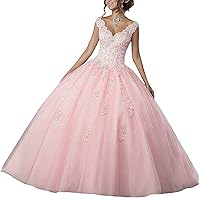 Women Long Prom Dress Ball Gown Quinceanera Dresses Sweet 16 Formal Party Dress