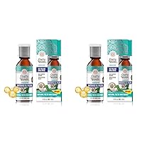 Coconut Oil Pulling with 7 Essential Oils and Vitamin D3, E, K2 (Mickey D), Helps with Fresh Breath, Teeth & Gum Health- Travel Size - 3 oz (Pack of 2)