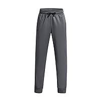 Under Armour Boys Brawler 2.0 Tapered Pants, (012) Pitch Gray / / Black, X-Large Plus