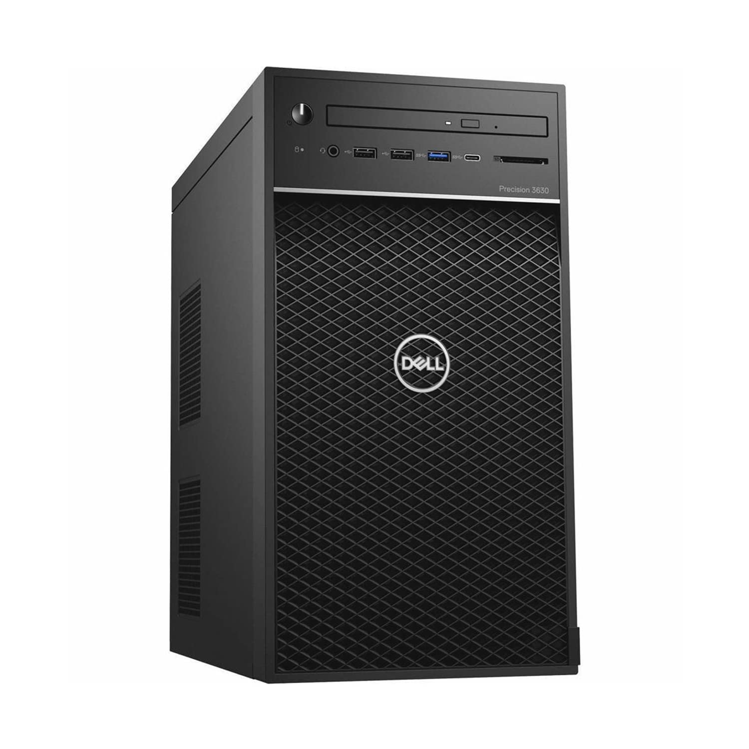 Dell Precision 3000 Series 3630 Business Tower Workstation, Intel Xeon E-2124G, Quadro P2000, 16GB RAM, 512GB PCIe SSD, SD Card Reader, Display Ports, Wi-Fi, Wired Keyboard & Mouse, Windows 11 Pro