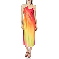The Drop Women's Ashley Asymmetrical Slip Dress