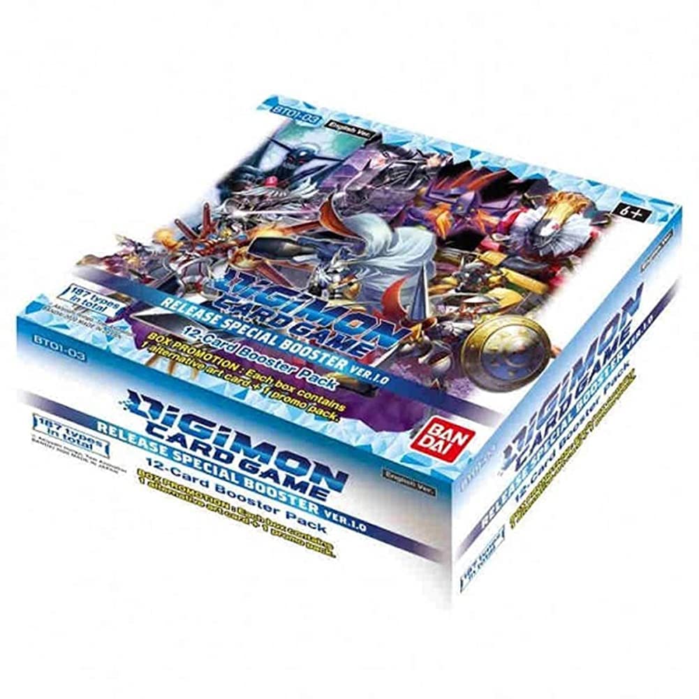 BANDAI NAMCO Entertainment Digimon Card Game: Release Special Booster Version.1.0 - Trading Card Game, Mixed Colours (BCL2557910)
