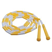 Champion Sports Classic Plastic Segmented Beaded Jump Ropes - Phys. Ed, Gym, Fitness and Recreational Use, In a Variety of Lengths for Kids to Adults