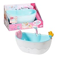 BABY Born Bath Tub - Doll Accessories 36 and 43 cm with Light/Sound Effects - Includes Cushion and Duck - Battery Operated - for Children from 3 Years Old - 835784