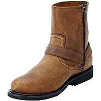 HARLEY-DAVIDSON FOOTWEAR Men's Scout Leather Motorcycle Harness Casual Boot