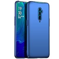 Compatible with Oppo Reno 10X Zoom Case PC Hard Back Cover Phone Protective Shell Protection Non-Slip Scratchproof Protective case (Blue)