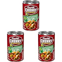 Campbell’s Chunky Healthy Request Soup, Old Fashioned Vegetable Beef Soup, 18.8 Oz Can (Pack of 3)