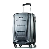 Samsonite Winfield 2 Hardside Luggage with Spinner Wheels, Carry-On 20-Inch, Charcoal