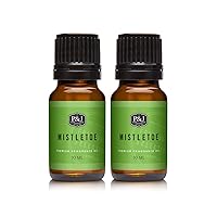 P&J Fragrance Oil | Mistletoe Oil 10ml 2pk - Candle Scents for Candle Making, Freshie Scents, Soap Making Supplies, Diffuser Oil Scents