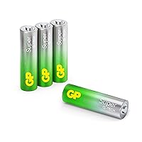 AA Battery GP Alkaline Super 1.5 V Pack of 4