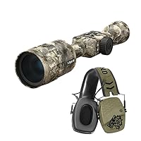 X-Sight 4K Pro 3-14x Elements Terra Smart Day/Night Hunting Scope w/Ballistics Calc, 3864x2218 Resolution, Video Record, Wi-Fi | X-Sound Hearing Protection Set