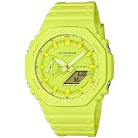 Casio Watch GA-2100-9A9ER, yellow, GA-2100-9A9ER-AMZUK