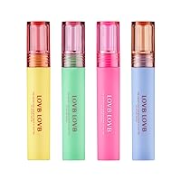 Pudding Glow Tint Set | Long-Lasting Lip Gloss Tint for Glowy, Hydrated Lips | Moisturizing, Non-Sticky Glossy Lip Stain 0.14 Oz